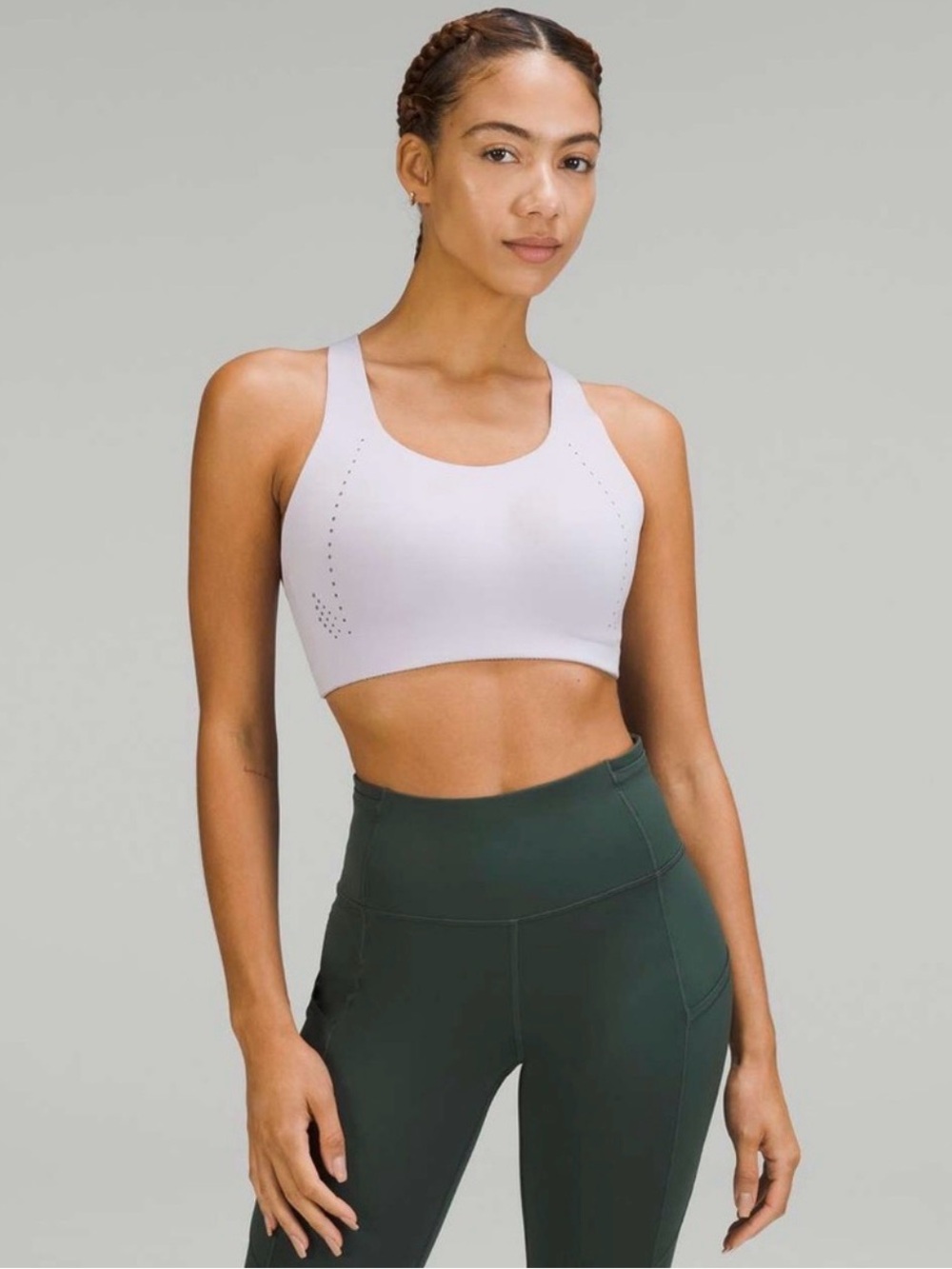 Lululemon Air Support High Impact Sports Bra 36DD Faint Lavendar